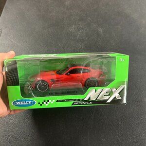 2017 Mercedes AMG GTR Red 1:24 Scale Welly